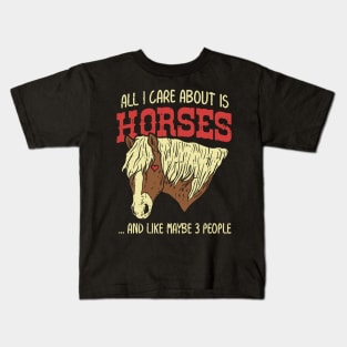 Horse riding Shirts Pony Lover Gift Kids T-Shirt